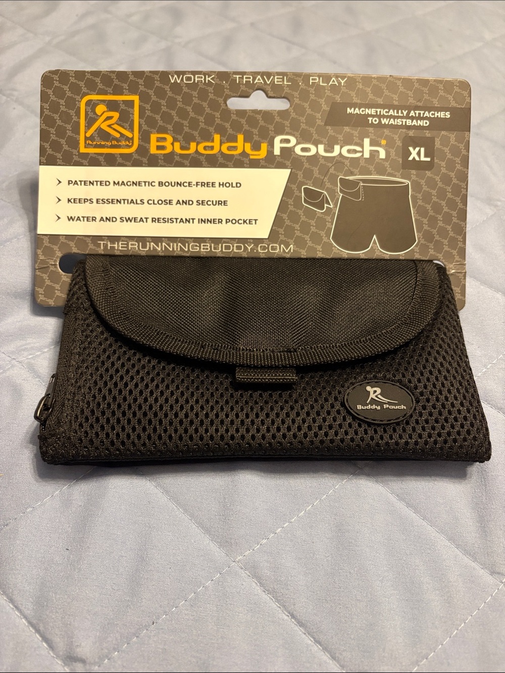 XL Magnetic Waist Pouch – Black - Picture 1 of 5